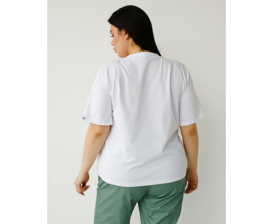 Изображение 3 Медицинская базовая футболка женская белая р. S, "БЕЛЫЙ ХАЛАТ" 498-324-924, Размер: S, Цвет: белый