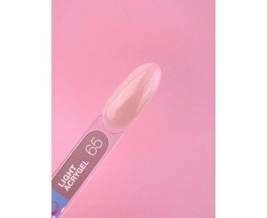 Зображення 3 Рідкий гель моделюючий для нігтів LUNAMoon Light Acrygel №65, 13 мл, Об'єм (мл, г): 13, Колір: 65