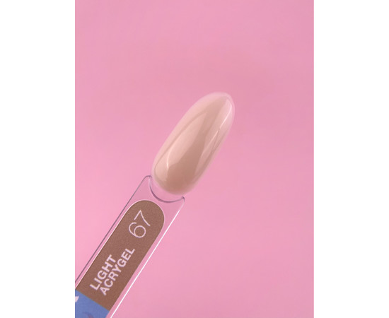 Зображення 3 Рідкий гель моделюючий для нігтів LUNAMoon Light Acrygel №67, 13 мл, Об'єм (мл, г): 13, Колір: 67