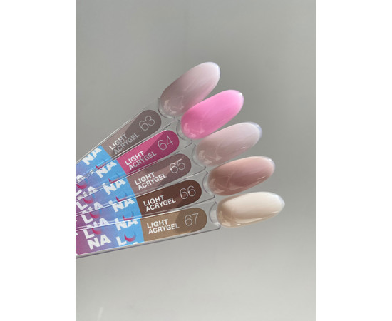 Зображення 5 Рідкий гель моделюючий для нігтів LUNAMoon Light Acrygel №63, 13 мл, Об'єм (мл, г): 13, Колір: 63