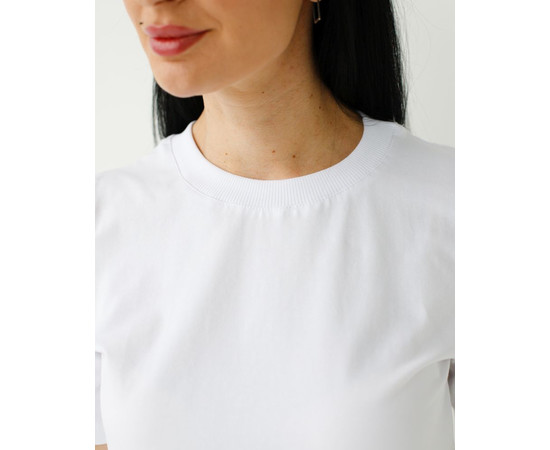 Изображение 6 Медицинская базовая футболка женская белая р. S, "БЕЛЫЙ ХАЛАТ" 498-324-924, Размер: S, Цвет: белый