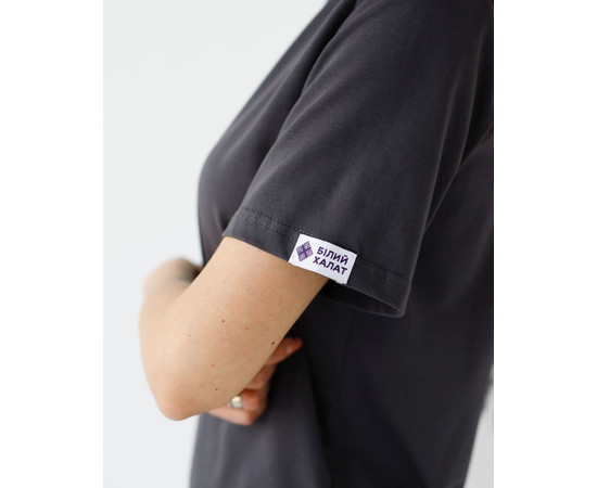 Зображення 7 Медична базова футболка жіноча графіт р. M, "БІЛИЙ ХАЛАТ" 498-503-924, Розмір: M, Цвет: графіт