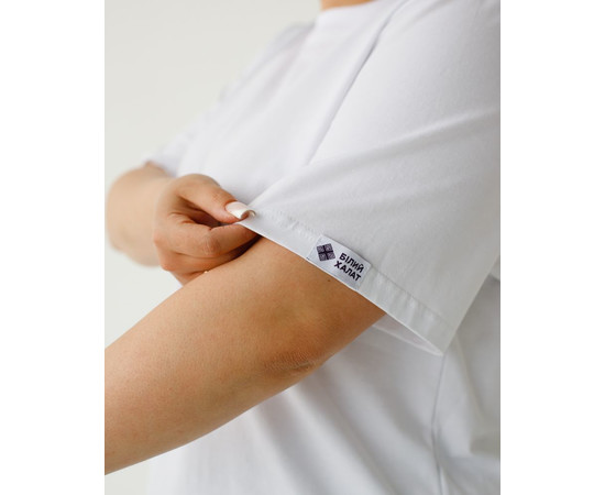 Изображение 7 Медицинская базовая футболка женская белая р. L, "БЕЛЫЙ ХАЛАТ" 498-324-924, Размер: L, Цвет: белый