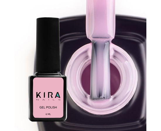 Зображення 2 Гель-лак Kira Nails №001 (рожевий для френча, напівпрозорий, емаль), 6 мл, Об'єм (мл, г): 6, Колір: 001
