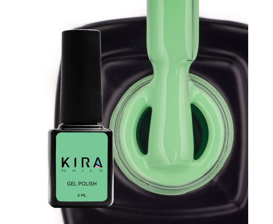 Изображение 2 Гель-лак Kira Nails №024 (салатовый, эмаль), 6 мл, Объем (мл, г): 6, Цвет: 024
