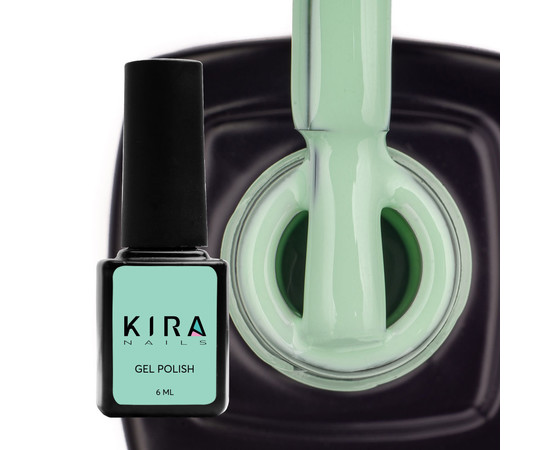 Изображение 2 Гель-лак Kira Nails №025 (бледный салатовый, эмаль), 6 мл, Объем (мл, г): 6, Цвет: 025