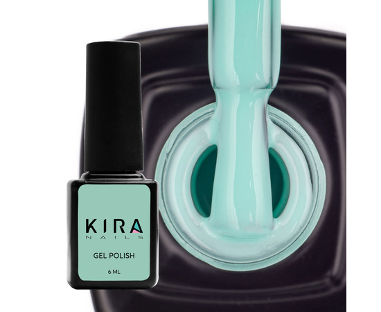 Изображение 2 Гель-лак Kira Nails №026 (светлый бирюзовый, эмаль), 6 мл, Объем (мл, г): 6, Цвет: 026