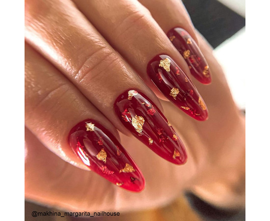 Зображення 4 Гель-лак Kira Nails Vitrage №V01 (червоний, вітражний), 6 мл, Об'єм (мл, г): 6, Колір: 001