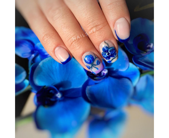 Зображення 4 Гель-лак Kira Nails Vitrage №V09 (синій, вітражний), 6 мл, Об'єм (мл, г): 6, Колір: 009