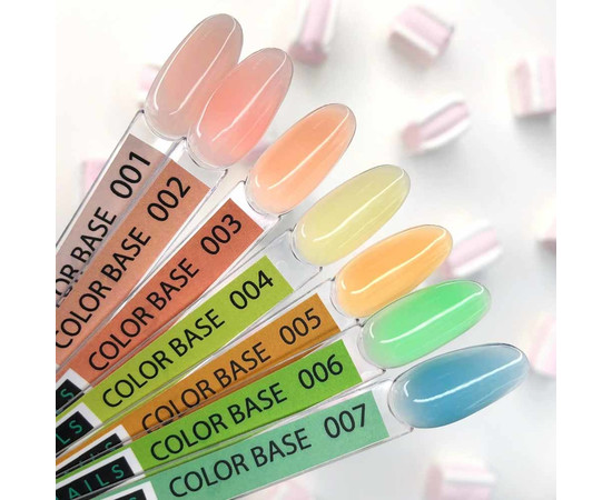 Зображення 3 Kira Nails Color Base 007 (лазурний), 6 мл, Об'єм (мл, г): 6, Колір: 007