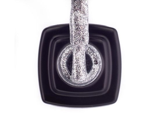 Изображение 3 Гель-лак Kira Nails 24 Karat №002 (серебро с разноцветными блестками), 6 мл, Объем (мл, г): 6, Цвет: 002