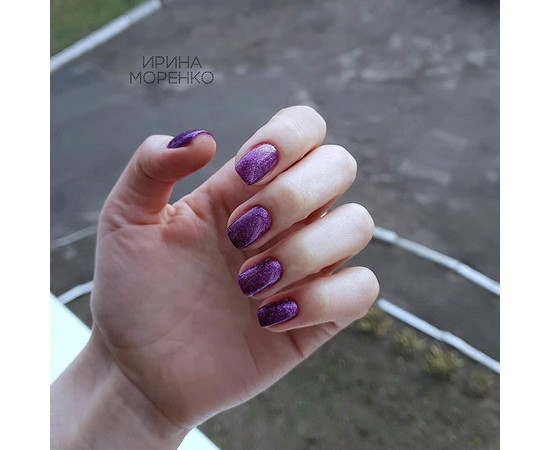 Зображення 5 Гель-лак Kira Nails 24 Karat №011 (фіолетовий з блискітками), 6 мл, Об'єм (мл, г): 6, Колір: 011