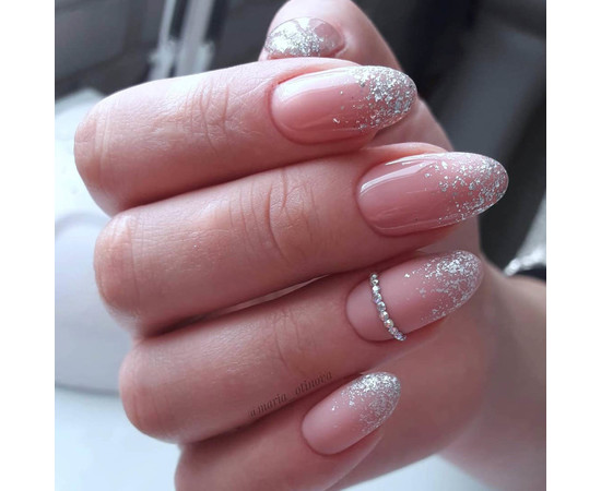 Зображення 5 Гель-лак Kira Nails Shine Bright №001 (срібло з блискітками), 6 мл, Об'єм (мл, г): 6, Колір: 001