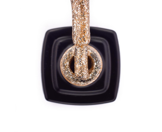 Зображення 3 Гель-лак Kira Nails Shine Bright №005 (золото з блискітками), 6 мл, Об'єм (мл, г): 6, Колір: 005