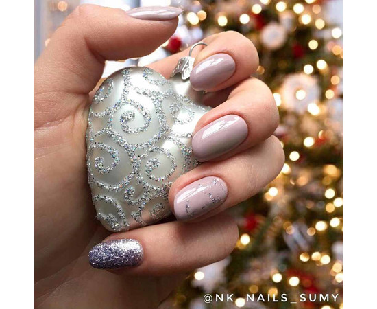 Изображение 5 Гель-лак Kira Nails Shine Bright №007 (светло-фиолетовый с блестками), 6 мл, Объем (мл, г): 6, Цвет: 007