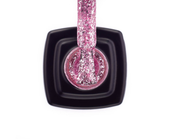 Зображення 3 Гель-лак Kira Nails Shine Bright №008 (рожевий з блискітками), 6 мл, Об'єм (мл, г): 6, Колір: 008