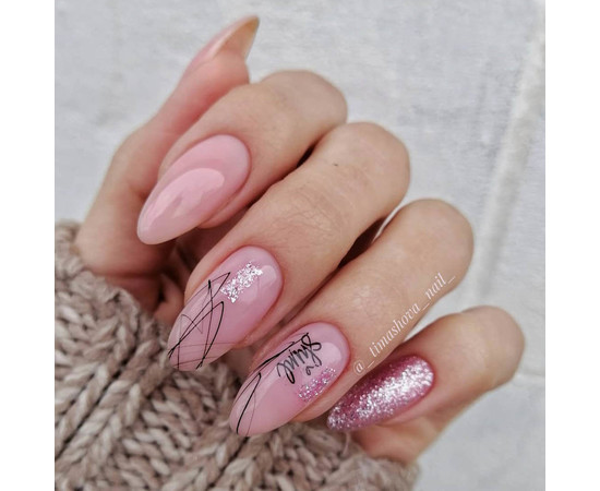 Зображення 5 Гель-лак Kira Nails Shine Bright №008 (рожевий з блискітками), 6 мл, Об'єм (мл, г): 6, Колір: 008