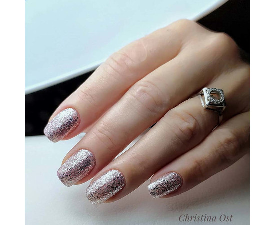 Изображение 5 Гель-лак Kira Nails Shine Bright №009 (сиреневый с блестками), 6 мл, Объем (мл, г): 6, Цвет: 009