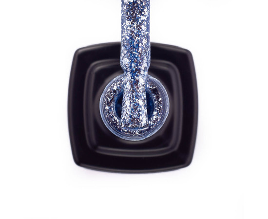 Зображення 3 Гель-лак Kira Nails Shine Bright №010 (блакитний з блискітками), 6 мл, Об'єм (мл, г): 6, Колір: 010