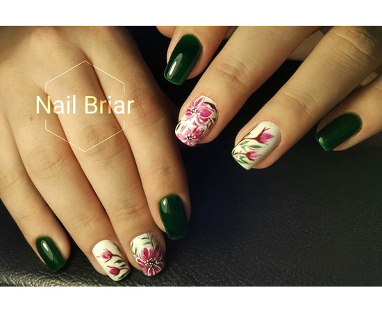 Зображення 4 Гель-лак Kira Nails Vitrage №V07 (зелений темний, вітражний), 6 мл, Об'єм (мл, г): 6, Колір: 007