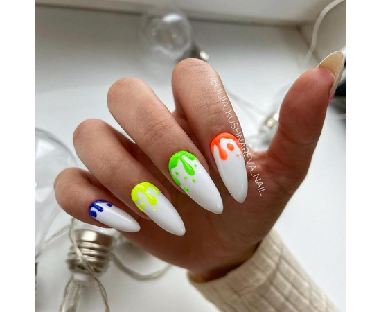 Зображення 4 Гель-лак Kira Nails FLUO 003 (жовтий неоновий, флуоресцентний), 6 мл, Об'єм (мл, г): 6, Колір: 003