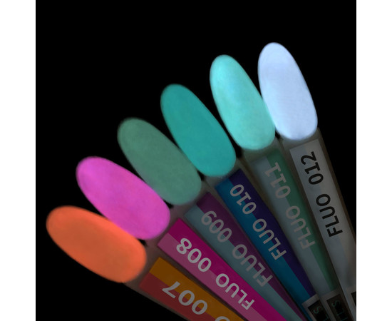 Зображення 3 Гель-лак Kira Nails FLUO 012 (білий, флуоресцентний), 6 мл, Об'єм (мл, г): 6, Колір: 012