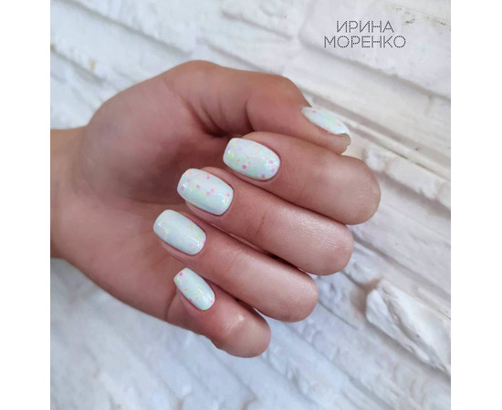 Изображение 5 Гель-лак Kira Nails Yoghurt Boom! №004 (помадка мармеладная с неоновыми блестками, йогурт), 6 мл, Объем (мл, г): 6, Цвет: 004