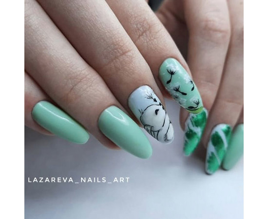 Изображение 5 Гель-лак Kira Nails №025 (бледный салатовый, эмаль), 6 мл, Объем (мл, г): 6, Цвет: 025
