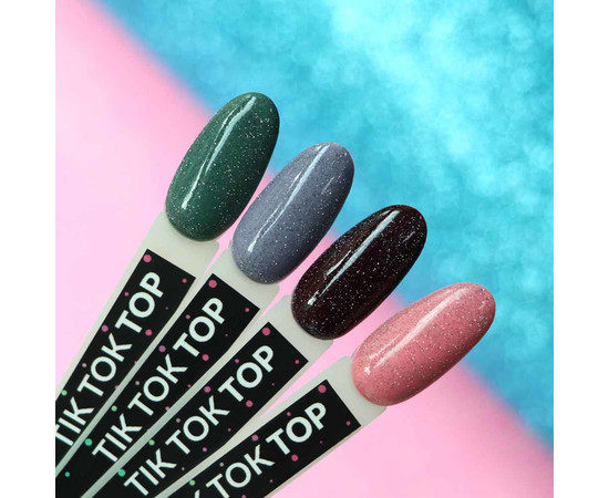 Зображення 2 Kira Nails Tik Tok No Wipe Top Coat - світловідбиваючий топ без липкого шару, 6 мл