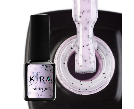 Изображение 2 Гель-лак Kira Nails Чиа Пудинг №002 Йошта (с крошкой), 6 мл, Объем (мл, г): 6, Цвет: 002