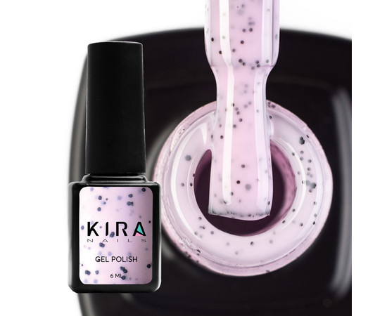 Изображение 2 Гель-лак Kira Nails Чиа Пудинг №003 Малина (с крошкой), 6 мл, Объем (мл, г): 6, Цвет: 003