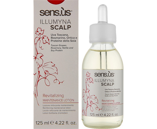 Изображение 2 Укрепляющий лосьон для ухода за кожей головы Sensus Illumyna Scalp Revitalizing Maintenance Lotion, 125 мл