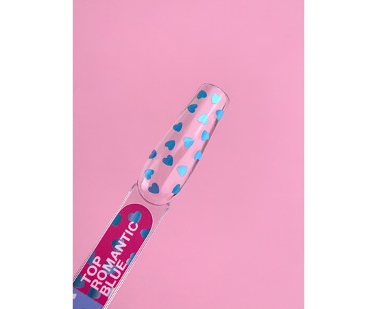 Зображення 2 Топ для гель-лаку LUNAMoon Top Romantic Blue, 13 мл, Об'єм (мл, г): 13, Колір: Blue
