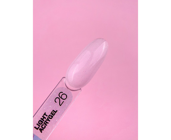 Зображення 2 Рідкий гель моделюючий для нігтів LUNAMoon Light Acrygel №26, 30 мл, Об'єм (мл, г): 30, Колір: 26