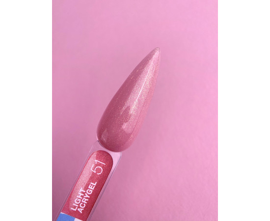 Зображення 2 Рідкий гель моделюючий для нігтів LUNAMoon Light Acrygel №51, 30 мл, Об'єм (мл, г): 30, Колір: 51
