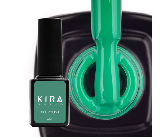 Изображение 2 Гель-лак Kira Nails №028 (зеленый, эмаль), 6 мл, Объем (мл, г): 6, Цвет: 028