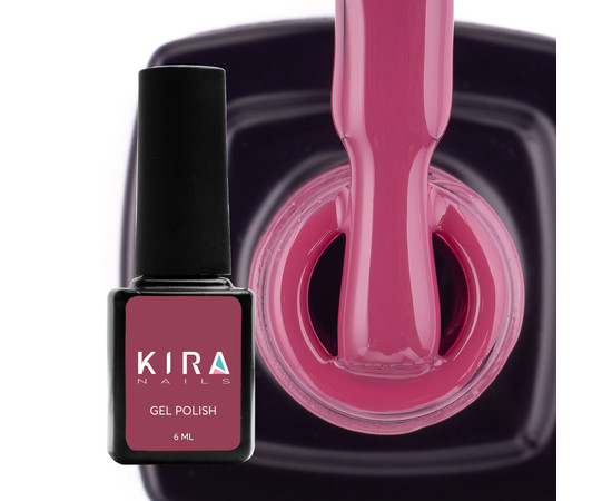 Зображення 2 Гель-лак Kira Nails №069 (винно-пурпурний, емаль), 6 мл, Об'єм (мл, г): 6, Колір: 069