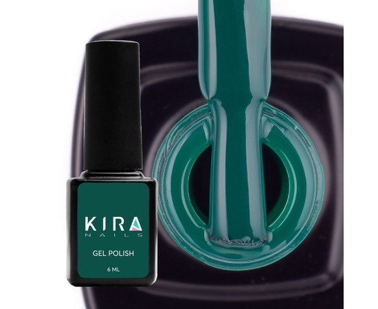 Изображение 2 Гель-лак Kira Nails №079 (насыщенный зеленый, эмаль), 6 мл, Объем (мл, г): 6, Цвет: 079