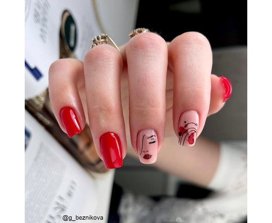 Изображение 5 Гель-лак Kira Nails №038 (красный, эмаль), 6 мл, Объем (мл, г): 6, Цвет: 038