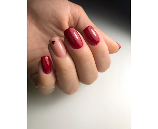 Зображення 5 Гель-лак Kira Nails №040 (темно-червоний, емаль), 6 мл, Об'єм (мл, г): 6, Колір: 040