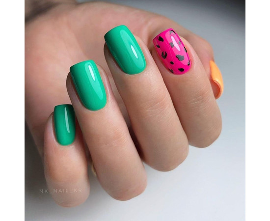 Изображение 5 Гель-лак Kira Nails №028 (зеленый, эмаль), 6 мл, Объем (мл, г): 6, Цвет: 028