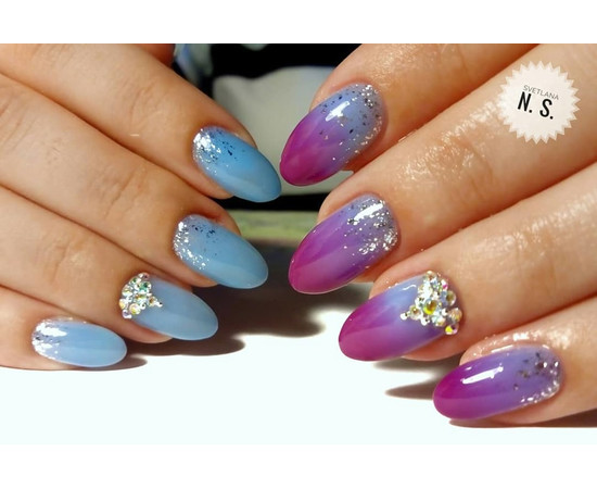 Изображение 3 Термо гель-лак Kira Nails №T17 (яркий фиолетовый, при нагревании голубой), 6 мл, Объем (мл, г): 6, Цвет: 017