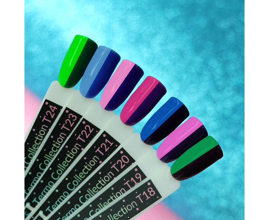 Изображение 2 Термо гель-лак Kira Nails №T21 (светло-фиолетовый, при нагревании розовый), 6 мл, Объем (мл, г): 6, Цвет: 021