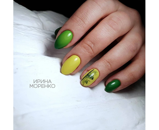 Зображення 3 Термо гель-лак Kira Nails №T24 (трав’яний зелений, при нагріванні кислотний лаймовий), 6 мл, Об'єм (мл, г): 6, Колір: 024