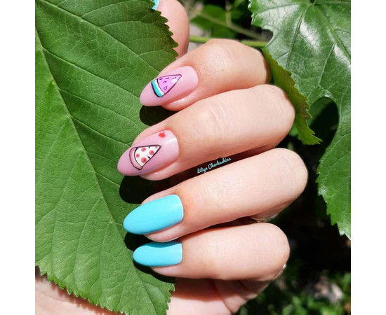 Изображение 5 Гель-лак Kira Nails №027 (голубой, эмаль), 6 мл, Объем (мл, г): 6, Цвет: 027