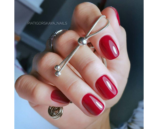 Зображення 5 Гель-лак Kira Nails №034 (темний червоний, емаль), 6 мл, Об'єм (мл, г): 6, Колір: 034