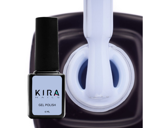 Зображення 2 Гель-лак Kira Nails №132 (ніжно-блакитний, емаль), 6 мл, Об'єм (мл, г): 6, Колір: 132