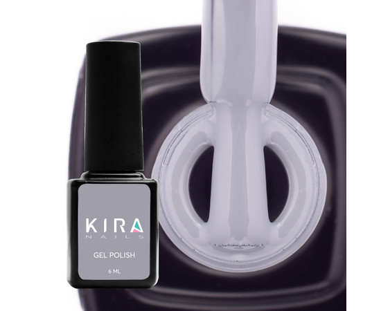 Зображення 2 Гель-лак Kira Nails №134 (зелено-сірий, емаль), 6 мл, Об'єм (мл, г): 6, Колір: 134