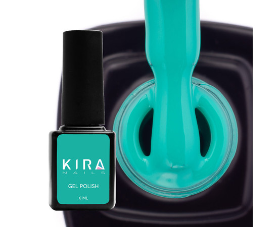 Изображение 2 Гель-лак Kira Nails №137 (нефритовый, эмаль), 6 мл, Объем (мл, г): 6, Цвет: 137