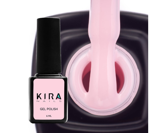 Изображение 2 Гель-лак Kira Nails №140 (нежно-розовый, эмаль), 6 мл, Объем (мл, г): 6, Цвет: 140